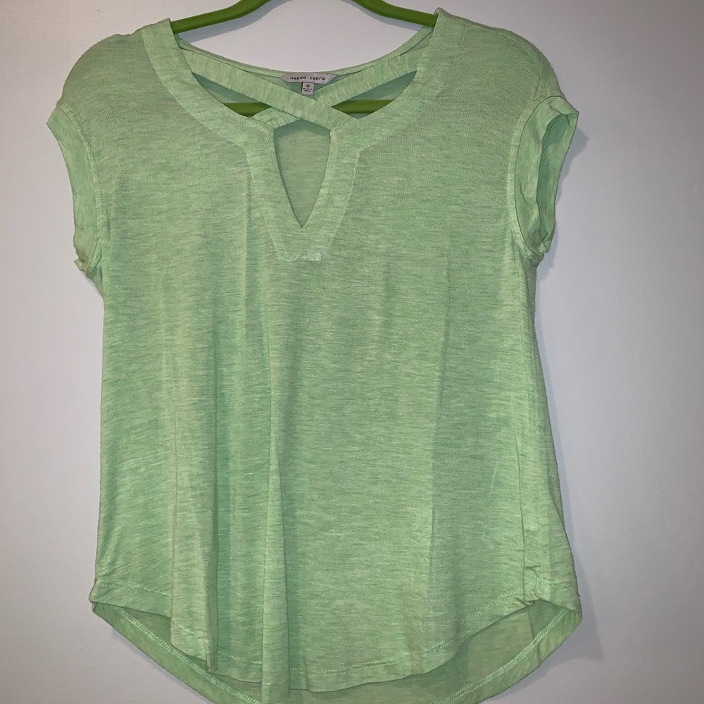 Green shirt